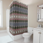 BC Fall Trees Ikat 6 Duschvorhang (Beispiel)