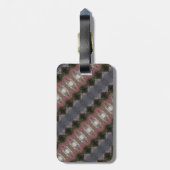 BC Fall Trees Ikat 6 Gepäckanhänger (Rückseite vertikal)