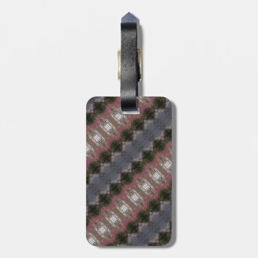 BC Fall Trees Ikat 6 Gepäckanhänger (Rückseite vertikal)