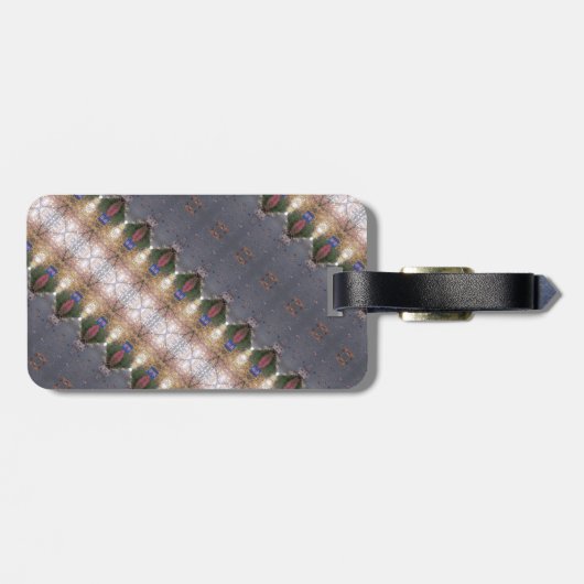 BC Fall Trees Ikat 7 Gepäckanhänger (Rückseite horizontal)