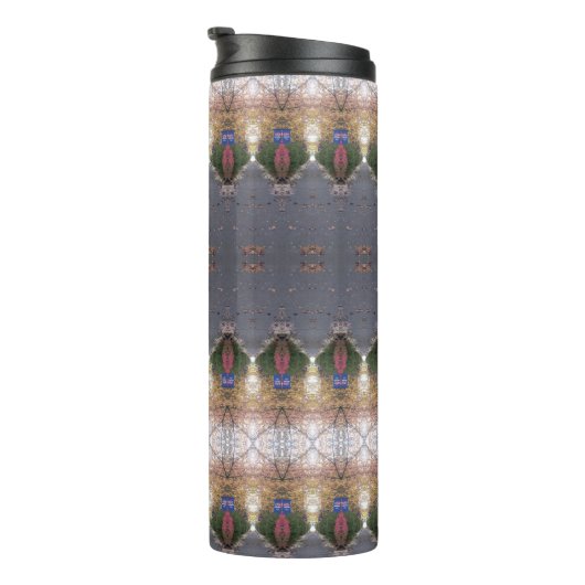 BC Fall Trees Ikat 7 Thermosbecher (Nach rechts gedreht)