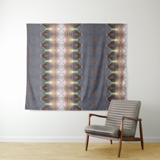 BC Fall Trees Ikat 7 Wandteppich (Beispiel (Horizontal))