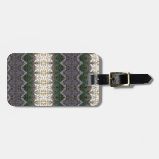 BC Fall Trees Ikat 9 Gepäckanhänger (Vorderseite horizontal)