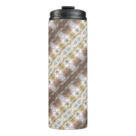 BC Fall Trees Ikat angled Thermosbecher