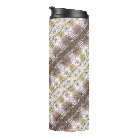 BC Fall Trees Ikat angled Thermosbecher (Nach rechts gedreht)