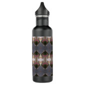 BC Fall Trees Ikat Pouf Edelstahlflasche (Links)