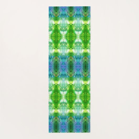 BC Fall Trees x GL Ikat 2 Yogamatte (Rückseite)