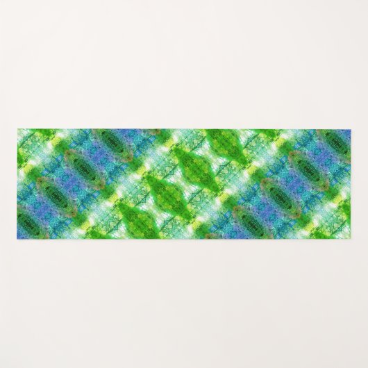 BC Fall Trees x GL Ikat 2 Yogamatte (Vorderseite (Horizontal))