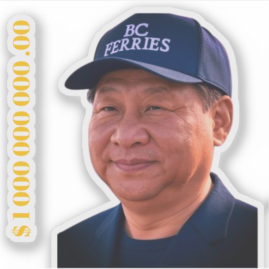 BC FERRIES AUFKLEBER (Vorderseite)