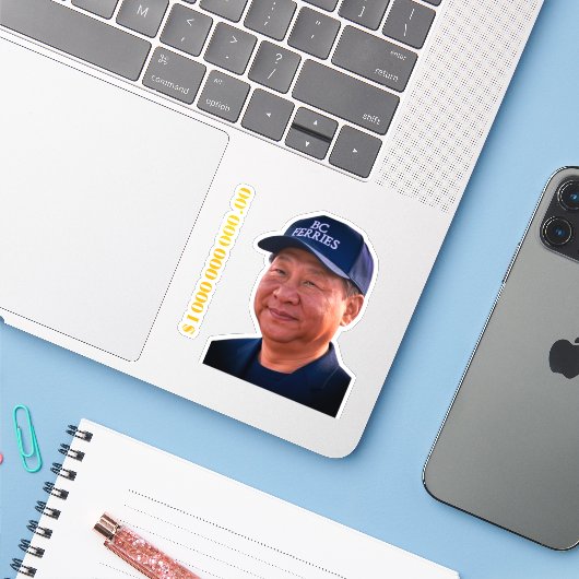 BC FERRIES AUFKLEBER (Laptop mit iPhone)