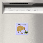 BC: Funny kiwi Bird and Fruchtmagnet Magnet (In Situ (Geschirrspüler))
