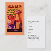 BC für diejenigen, die an der Förderung von Gourme Visitenkarte (Vorne/Hinten)