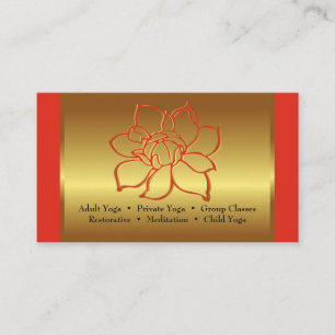 BC für Yoga Instructor oder Schönheitssalon Visitenkarte
