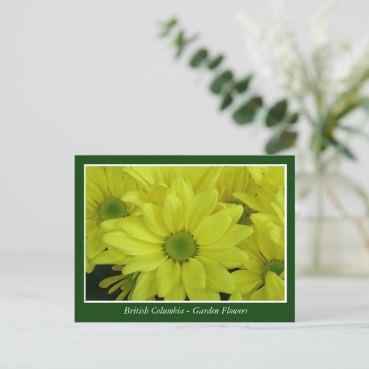 BC Gartenbau-Blume Postkarte (Stehend Vorderseite)