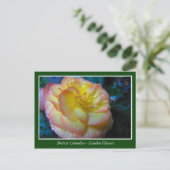 BC Gartenbau-Blume Postkarte (Stehend Vorderseite)