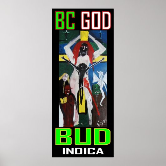 BC GOD BUD INDICA POSTER (Vorne)