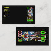 BC GOD BUD INDICA VISITENKARTE (Vorne/Hinten)
