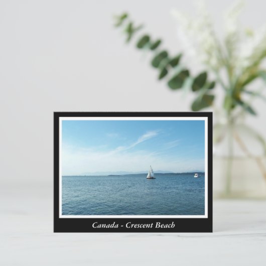 BC, Kanada, Crescent Beach Postkarte (Stehend Vorderseite)