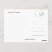 BC, Kirschblütenblüte Postkarte (Rückseite)