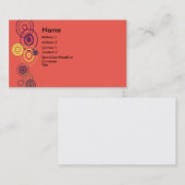 bc Name, Adresse 1, Adresse 2, Kontakt 1, Inh.… Visitenkarte (Vorne/Hinten)