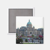 BC Parlament Gebäude/Victoria BC Kanada Magnet (Vorderseite/Rückseite)