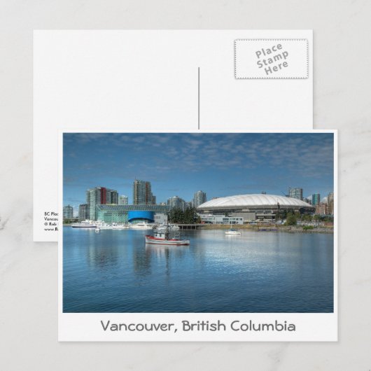 BC Place Stadium Postkarte (Vorne/Hinten)