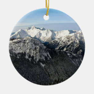 BC-Schneegipfel Keramik Ornament