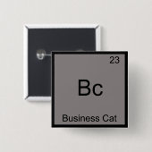 Bc - Symbol für das Geschäftsfeld Funny Chemistry  Button (Vorne & Hinten)