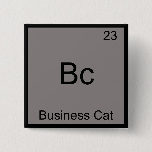 Bc - Symbol für das Geschäftsfeld Funny Chemistry  Button (Vorderseite)