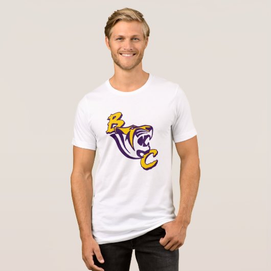 BC Tiger Tri-Blend Shirt (Vorderseite voll)