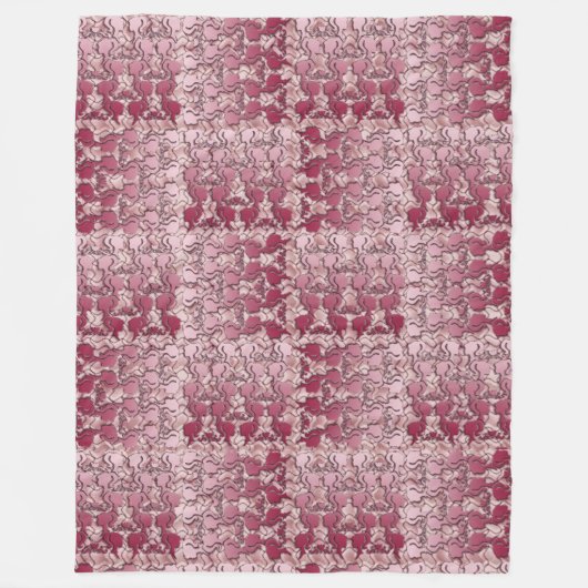 BCA 4Ecken der Weiblichkeit Fleecedecke (Vorderseite)