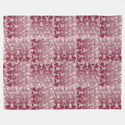 BCA 4Ecken der Weiblichkeit Fleecedecke (Vorderseite (Horizontal))