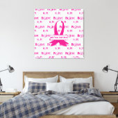 BCA Premium Wrapped Canvas (Gloss) Leinwanddruck (Insitu (Schlafzimmer))