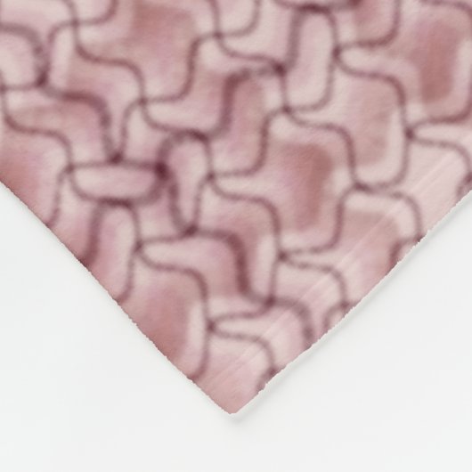 BCA-Schleife der Weiblichkeit Fleecedecke (Ecke)