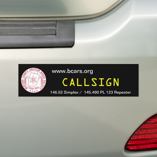 BCARS Autoaufkleber 2012-101 schwarzes BG (Auf Auto)