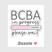 BCBA-Analyst für zukünftiges Verhalten im Gange Aufkleber (Blatt)