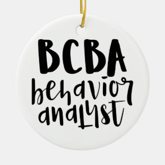 BCBA, BCBA gift, Verhaltensanalyst, Keramik Ornament