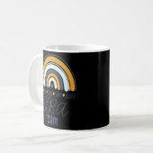 Bcba Team Boho Rainbow Rbt Aba wendet Verhalten an Kaffeetasse (Vorderseite Links)