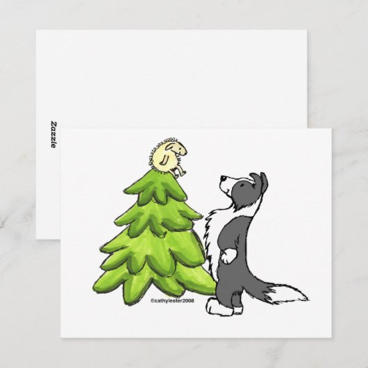 BCChristmas Feiertagskarte (Vorne/Hinten)