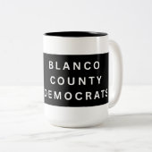 BCD-Logo-Kaffeetasse Zweifarbige Tasse (VorderseiteRechts)
