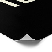 BCL Vintage U-Bahn-Zeichen Poster (Ecke)