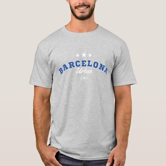 BCN City Vibes – Minimal Barcelona T-Shirt (Vorderseite)