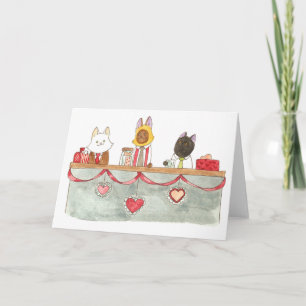 BCN-Nachrichtenbüro valentine. Feiertagskarte