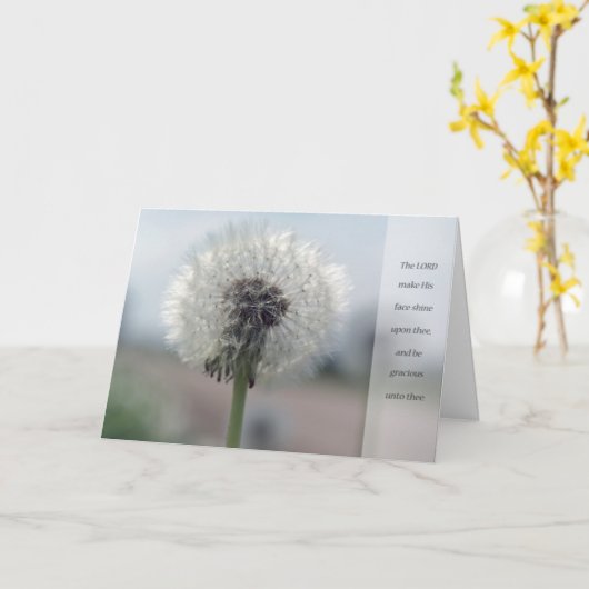 BD001 KARTE (Gelbe Blume)