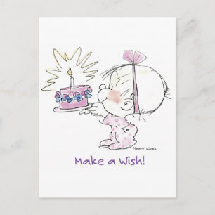 BD-002 Birthday Wish Postkarte