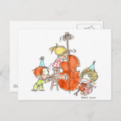 BD-005 Geburtstagsband Postkarte (Vorne/Hinten)