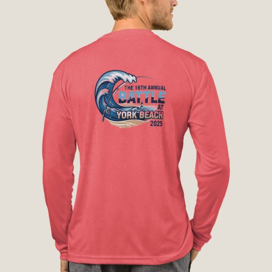 BD - 2025 BATTLE AM YORK BEACH Tri-Blend SHIRT (Rückseite)