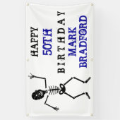 BD-Banner, Skeletton-Friedenszeichen, Alter/Name e Banner (Vertikal)