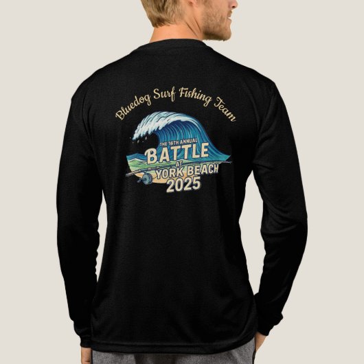 BD BEIGE LETTERING Tri-Blend SHIRT (Rückseite)