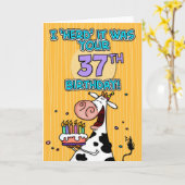 bd Kuh - 37 Karte (Gelbe Blume)